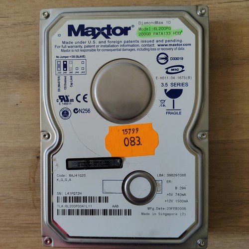 Disque dur hdd - dur, ide