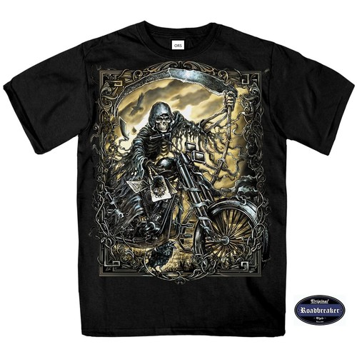 Shirt noir vintage biker - noir,