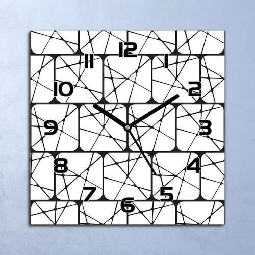 Horloge murale verre - horloge,