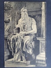 cpa MICHEL ANGE ROME ÉGLISE de ST PIERRE ès LIENS MOÏSE Michelangelo Buonarroti