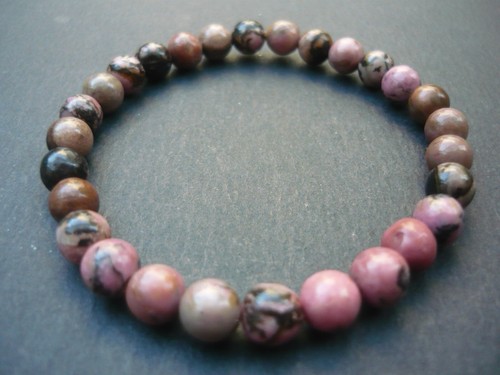Bracelet perles rhodonite - bracelet,