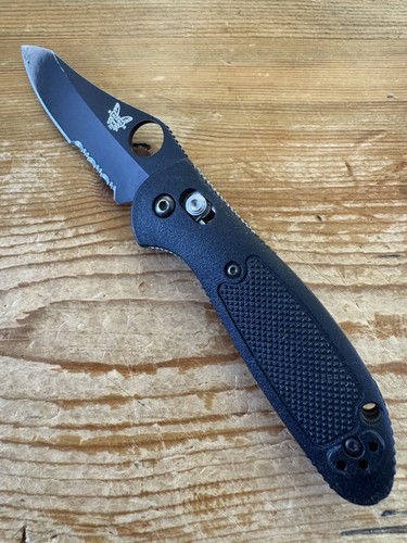 Benchmade 555 black grivory - benchmade,