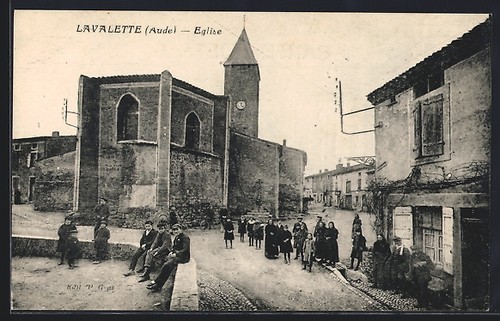 Cpa lavalette eglise - lavalette,,