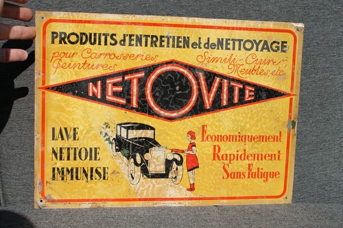 Plaque ancienne tôle - ancienne,