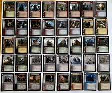 LA BATAILLE DU GOUFFRE DE HELM - 40 CARTES COMMUNES SET COMPLET- NEUVES LOTR TCG
