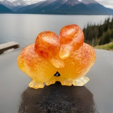 Sculpture Pâte De Verre Deux