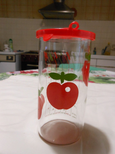 Pot doseur verre - pot, vintage