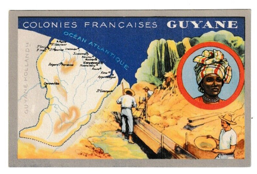 Guyanne carte publicitaire