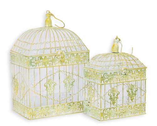 Une paire cages - cages, oiseaux