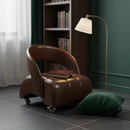 Chaise basse dossier - basse, à