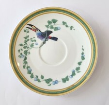 Sous-tasse HERMÈS modèle Toucans / PORCELAINE Made in France Hermès soucoupe