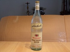 Bouteille vin vide " Weinbrand Macholl 1829 " 3 litres 38 % d' alcool