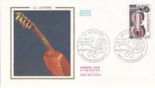 Enveloppe 1er jour Métiers d'Art La Lutherie 1979 CEF