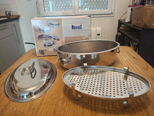 Cocotte ovale mepra 35cm inox - mepra,