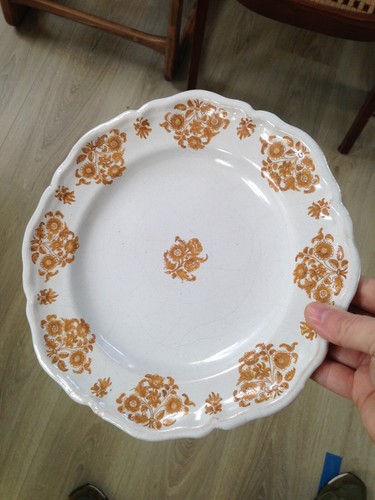 Ancienne assiette faïence