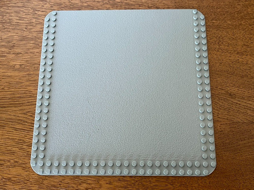 Plaque base lego oldgray - lego,