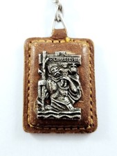 PORTE-CLES - HUILES AVIOLINE - SAINT-CHRISTOPHE sur CUIR Vintage, Ancien Garages