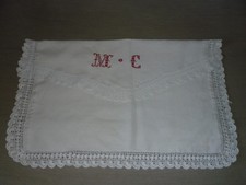 ANCIEN  SAC A PAIN EN COTON ET