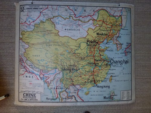 Ancienne carte géographie
