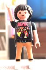 Playmobil ACDC # vinyle disc cd t-shirt vinyle disco t-shirt disque vinyle