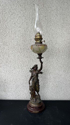 Lampe ancienne signée bruchon - signée,