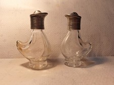 SALIERE ET POIVRIERE BOUCHON ETAIN