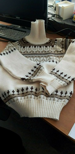 Pull tricot épais col - pull,