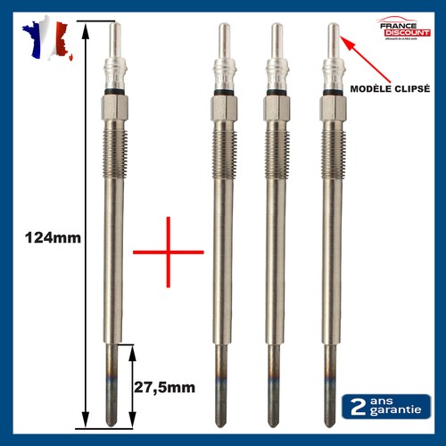Bougie préchauffage pour - 4,