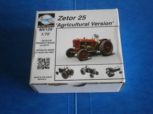 Maquette resine tracteur zetor - maquette,