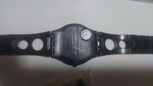 Swatch quartz black - black, perforated