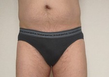 Slip homme gris foncé Athena