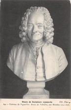 78-VERSAILLES MUSEE DE SCULPTURE COMPAREE BUSTE DE VOLTAIRE-N�T5006-A/0309