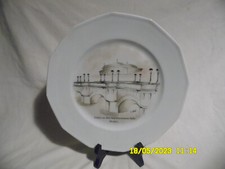 C3/ASSIETTE THARAUD LIMOGES COMMEMORATIVE POMONA 5000 EX PARIS  PONT NEUF MONET