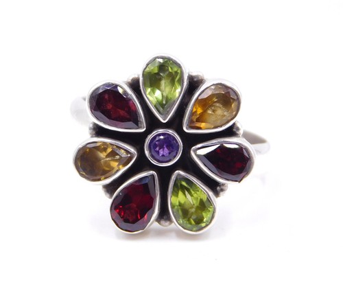 Bague artisanale argent - en,