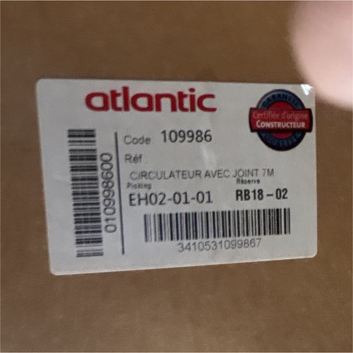 Atlantic circulateur avec - circulateur,