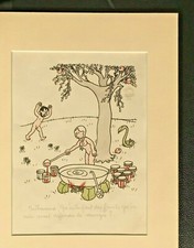 Jean EFFEL - Lithographie originale signée & légendée - Paradis Terrestre