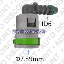 Raccord rapide coudé connecteur durite a carburant essence reservoir 2157