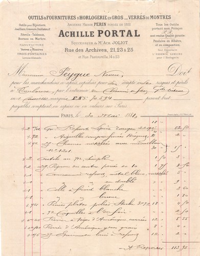 1881 outils fournitures d - fournitures,