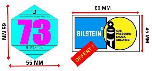 Vignette fiscale 1973 - vignette,