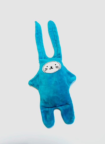 Doudou plat réversible lapin - doudou,