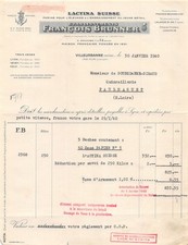 1939 FARINE LACTINA SUISSE ETS