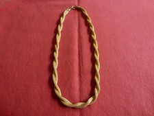 Magnifique collier plaque - collier, or