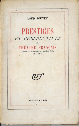 Jouvet louis prestiges et - jouvet,
