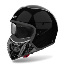 Casque Jet AIROH J 110 Paesly Noir Poli