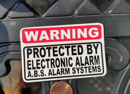 Fake alarm system warning - alarm,