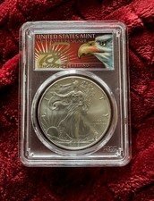 American Silver Eagle First Strike 1 Of 1000- PCGS MS 70- 1 Dollar-2019