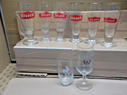 Verre ancien biere - verre,