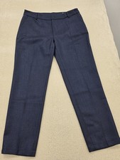 Pantalon droit slim bleu