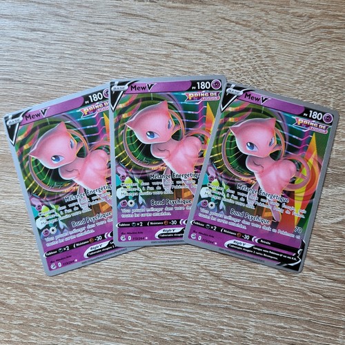 Carte officiel pokemon mew v - carte,