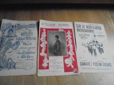 Partitions anciennes de